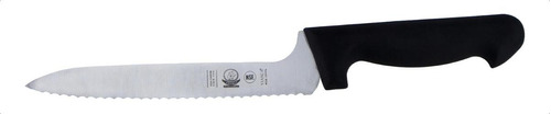 Cuchillo Para Pan 9 Línea Vittorio Professional Color Negro