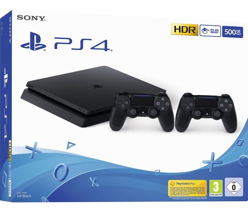 Sony Playstation 4 Slim + 2 Controles + 5 Juegos Casi Nuevo