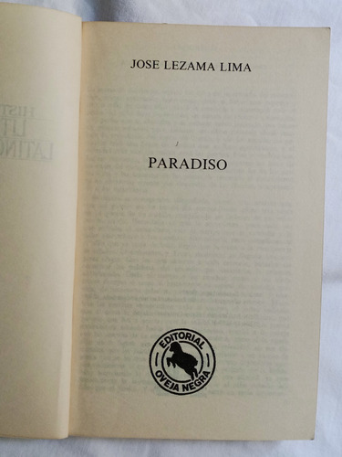 Paradiso // José Lezama Lima