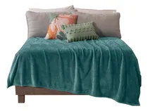 Comprar Suave Cobija\u002Ffelpa Frazada Turquesa King Size Cobija Polar