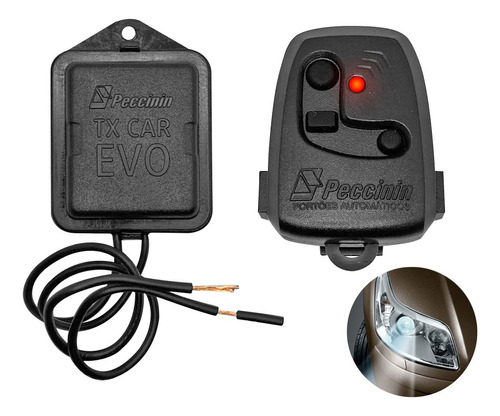 Kit Controle Remoto Peccinin Para Carro E Moto Tx + Tx Car