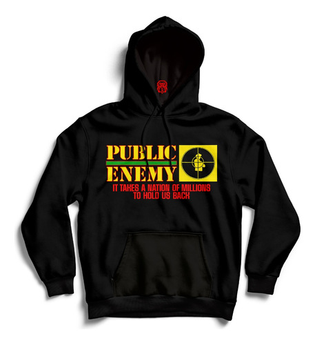 Polera Capucha Banda Hip Hop Public Enemy 001