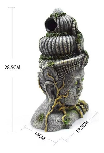 Decoración Del Acuario Estatua De Buda Adorno Del Acuario