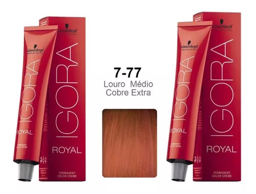 Nova Cor de Cabelo com Igora 8.77 + 9.7