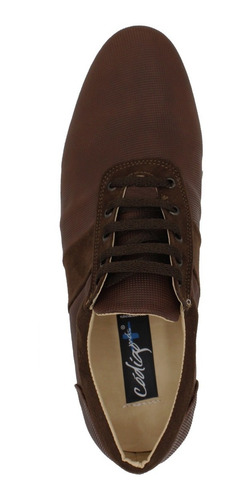Imagen 2 de 8 de Zapato Casual Calzado Fino Oficina Cafe Original Hombre A54