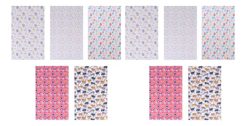 Lámina De Cuero Pu Leather For Cat Series, 10 Unidades