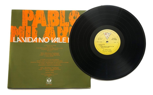 Lp Pablo Milanés - La Vida No Vale Nada - Excelente (Usado)
