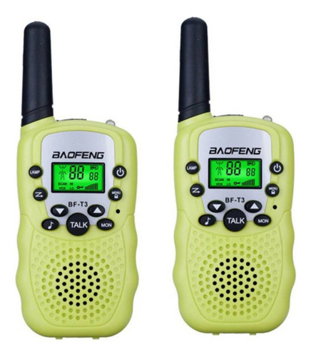 Radio Intercomunicador Para Niños Walkie Takie 8ch Lcd Bf-t3