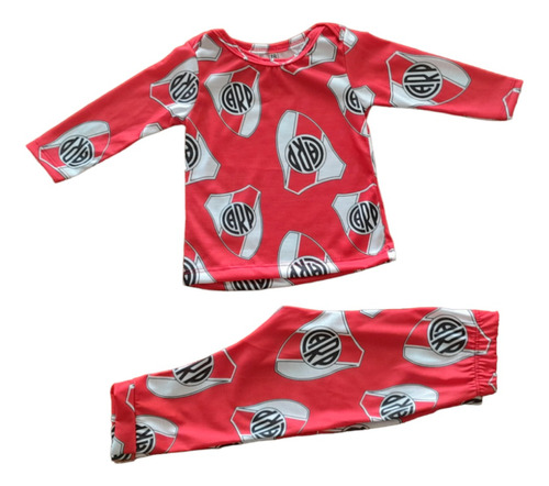 Pijamas Niños River Conjunto Largo Remera Pantalon