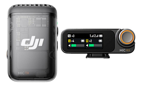 Microfono Digital Dji Mic 2 (1 Tx + 1 Rx) 2.4 Ghz Black