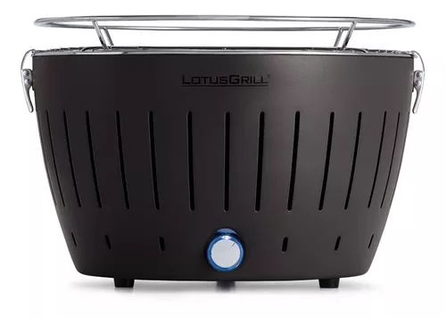 Parrilla móvil LotusGrill LotusGrill 230mm de alto y 320mm de diámetro gris  antracita