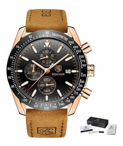 Relogio De Pulso Masculino Esportivo Original Pulseira Couro