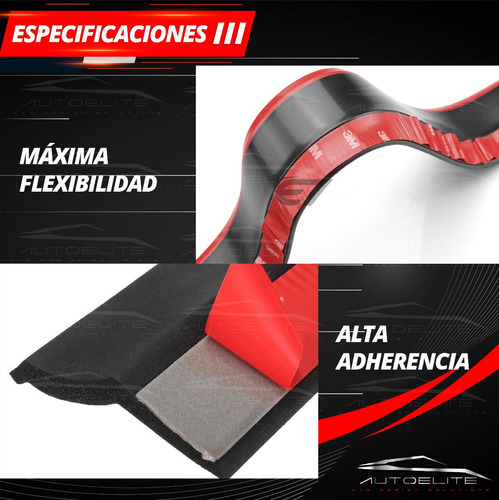Imagen 6 de 9 de Lip Faldon Estribo Spoiler Universal Flexible Samurai 2.5m