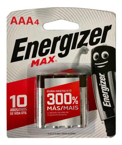 Pila Aaa Alcalina Energizer Max Blister X 40 Unidades E92