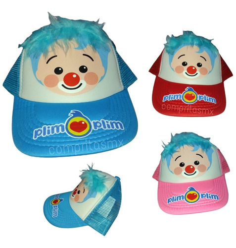 Gorra Infantil  Payaso Plimplim Niño Niña Colores