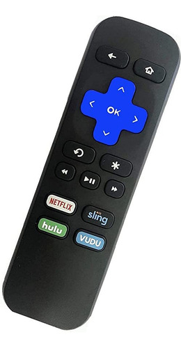 Mando A Distancia Reemplazado Párrafo Roku 1 2 3 4 Hd Lt Xs