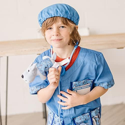 Melissa & Doug Veterinarian Role Play Costume Dress-up Set (