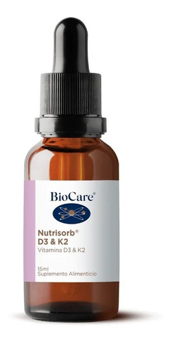 Imagen 1 de 9 de Biocare Nutrisorb Vitamina D3 K2 Salud Osea Metabolismo