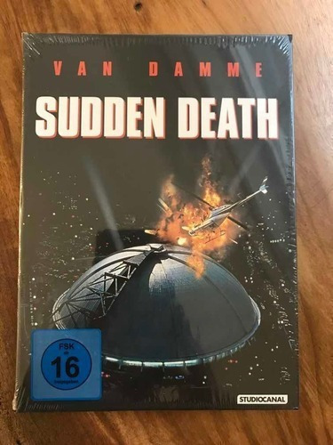Blu-ray Mediabook Muerte súbita, Van Damme, sellado