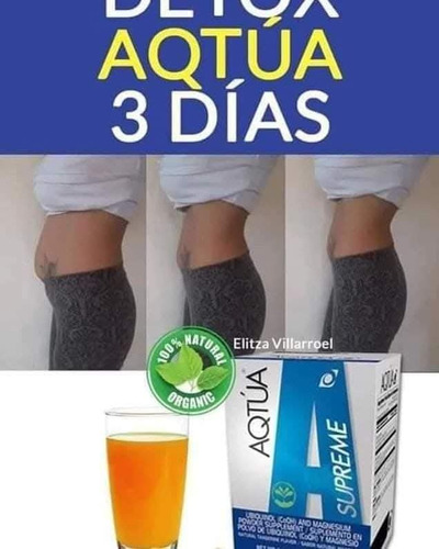 Detox Omnilife/aqtua Caja X 30 Sobres Limpieza Colon Mandarina