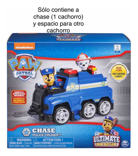 Paw Patrol Chase's Ultimate Rescue Police Cruiser C/2 Pups
