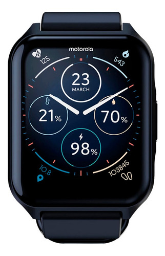 Imagen 1 de 4 de Reloj Smartwatch Motorola Watch 70 Black Bluetooth 