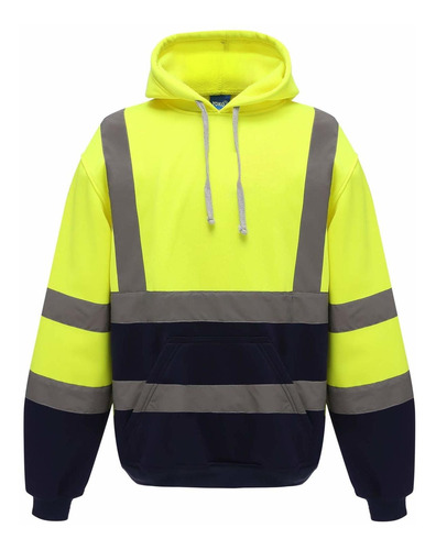 Sudadera Capucha Ansi Clase 3 Color Amarillo Talla Xxl