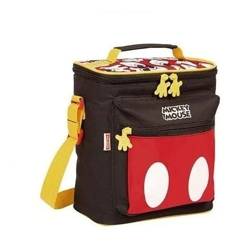 Imagem 4 de 5 de Kit Mochila Mickey Mouse Costas G 19y Sestini Especial 2019
