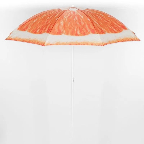 Paraguas Parasol Playa Playero Rojo O Naranja