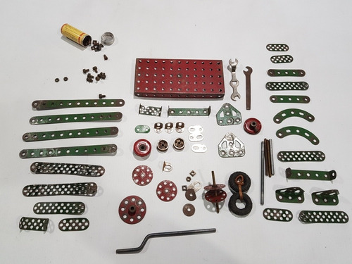 Imagen 1 de 9 de Antiguos Repuestos De Piezas Meccano Ferromodelism Mag 58491