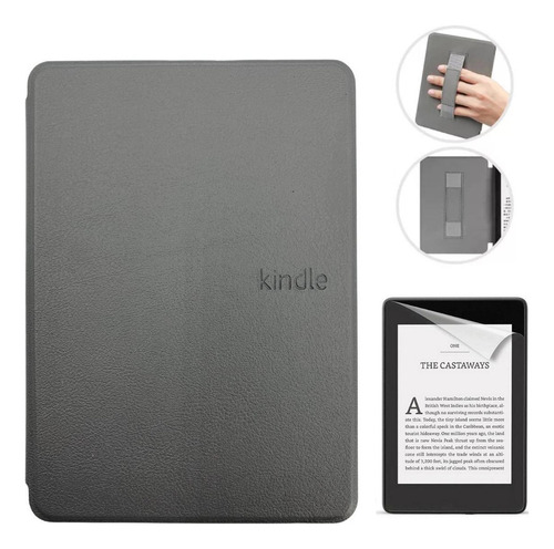 Capa Magnética Com Alça Para Kindle 12 6.0 Rs23cv + Película