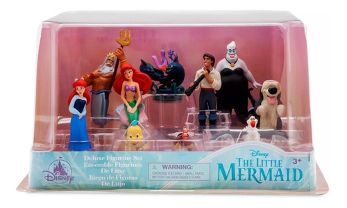 La Sirenita - Set Deluxe 10 Figuras - Disney Store Ariel