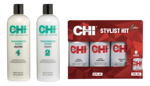 Chi Transformation System Cab Decolorado & Chi Stylist Kit