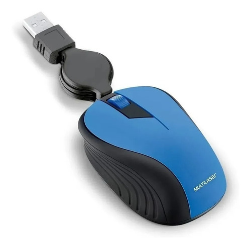 Mouse Retractil Multilaser Usb Para Pc