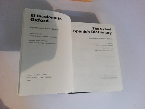 The Oxford Spanish Dictionary