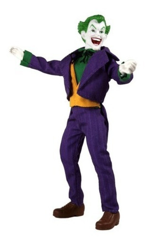 Figura Joker Mego Estilo Retro Clothed Muñeco Dc Guason