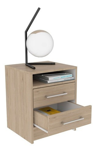Mesa De Noche Rta Eter Color Rovere
