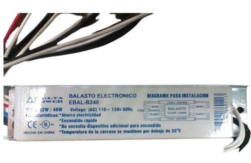 Balastro Electrónico Tubo Lineal 2x32w 110v/277v 