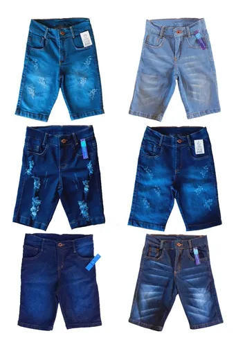Bermudas jeans store infantil atacado