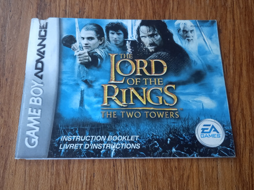 Manual The Lord Of The Rings The Two Towers Gba