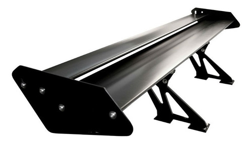 Alerón De Aluminio Negro Universal Gt #2 Auto Tuning Karvas