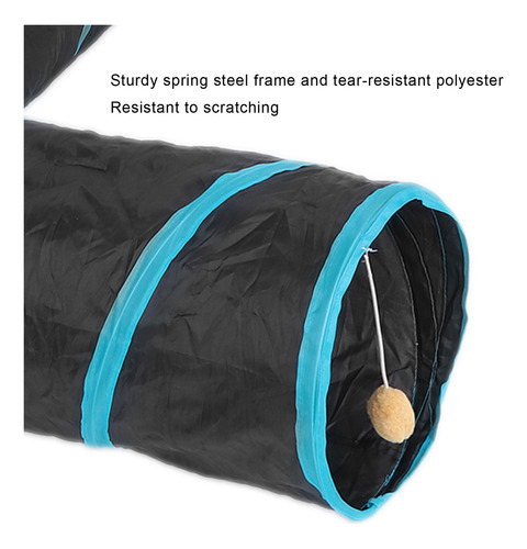 - Bolsa De Almacenamiento Plegable Cat Tunnel Toy Pet Play