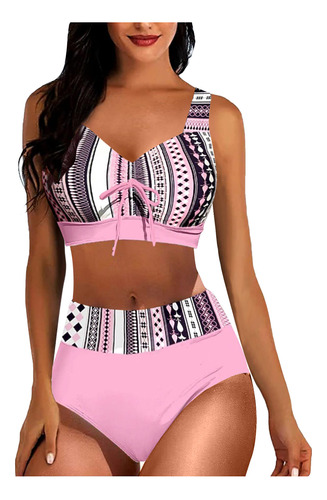 Bikini I Para Mujer Con Estampado Moderno J36 Creative Strap