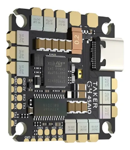 Controlador De Vuelo Taker G4 45a Aio Baro Osd G473 Blhelis