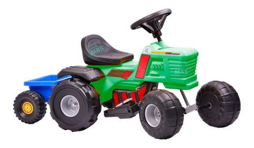 Auto A Bateria Para Niños - Tractor Cross 6 V + Trailer !! 