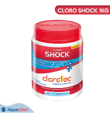 Cloro Granulado Instantaneo Para Piletas Clorotec Shock 1kg