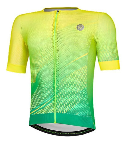 Camisa Ciclismo Masculina Brasil Mauro Ribeiro Amarela 2023