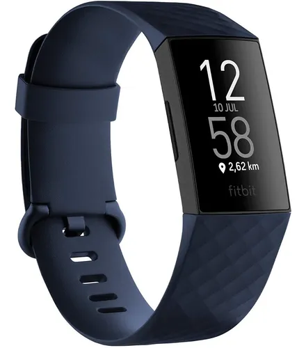 Pulseira de atividade GPS Fitbit Charge 4 FB417bknv azul | MercadoLivre
