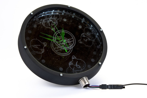 Reloj Espejo Infinito Led Rgb. Modelo Bombillo