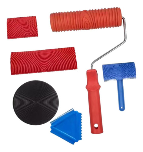 Conjunto De Herramientas De Grano De Madera De 6x Estilo A